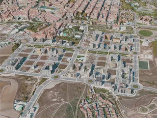 Pamplona City, Spain (2021) 3D Model preview