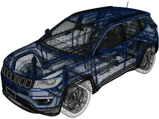 Jeep Compass (2016) 3D Model preview