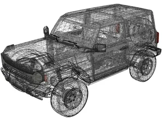 Ford Bronco (2021) 3D Model preview