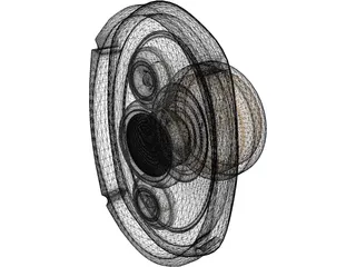 6x9 Jet Sound Speaker 3D Model preview