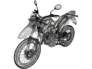 Honda XRE 300 3D Model preview