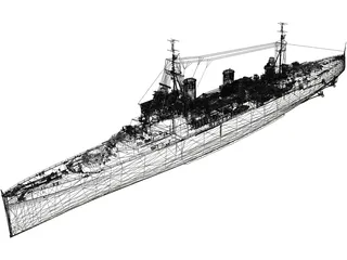 HMS London 3D Model preview
