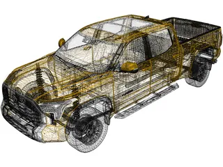 Toyota Tundra SR5 TRD-Offroad (2022) 3D Model preview