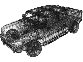 Hummer EV 3D Model preview