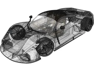 Hennesey Venom F5 (2022) 3D Model preview