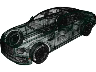 Bentley Flying Spur Hybrid (2022) 3D Model preview