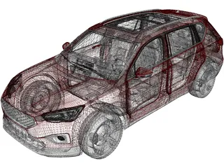 Seat Tarraco Excellence (2021) 3D Model preview