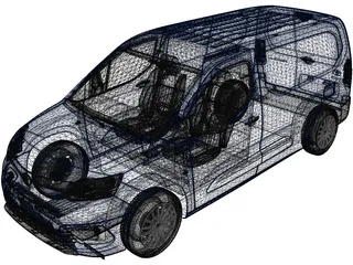 Toyota ProAce City Van (2021) 3D Model preview