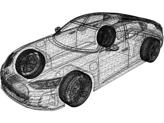 Audi e-tron GT (2022) 3D Model preview