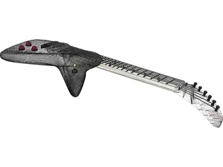 Rock Guitar 3D Model preview