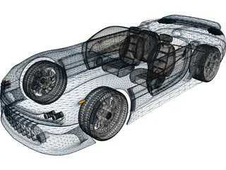Concept Car Mystic Phantasy 3D Model preview