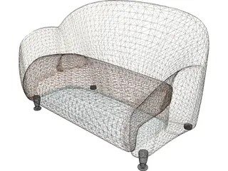 Sweet Sofa 3D Model preview