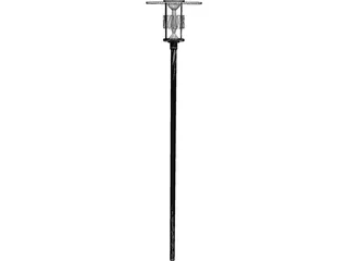 Poulsen Street Lamp 3D Model preview