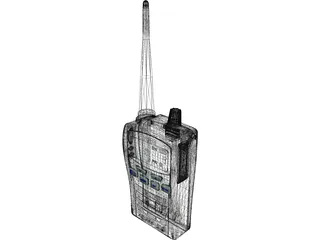 Radio VHF Dragoon 56 BH188 3D Model preview