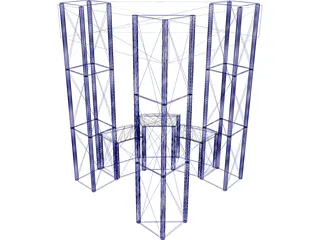 Tradeshow Display 3D Model preview