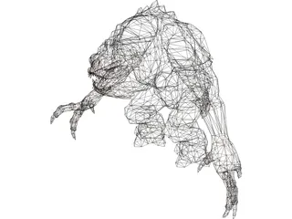 Rancor 3D Model preview