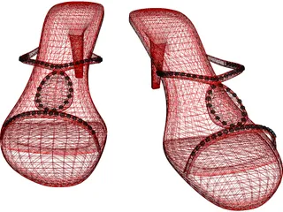 High Heel Shoes 3D Model preview