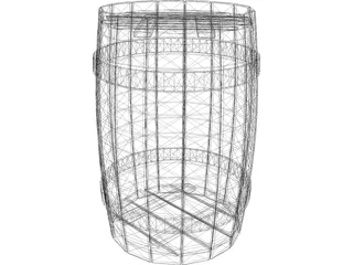 Barrel 3D Model preview