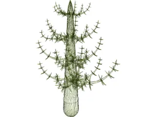 Prehistoric Calamite 3D Model preview