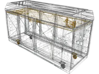 GSI Lumonics MW Classic Series Laser 3D Model preview