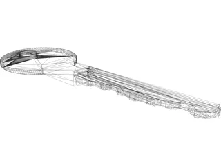 FAB Key 3D Model preview