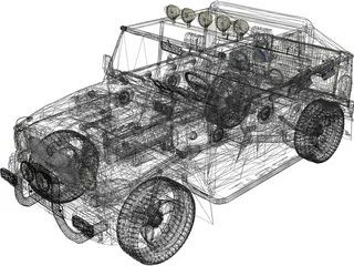 UAZ [Tuned] 3D Model preview