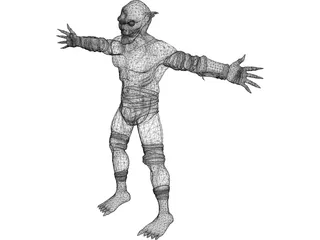 Orc 3D Model preview