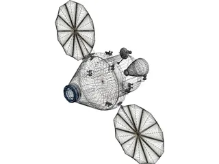 Orion Spacecraft 3D Model preview