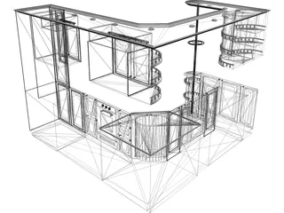 Kitchen 3D Model preview