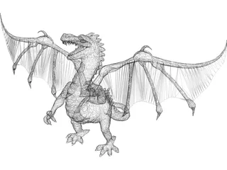 Dragon 3D Model preview