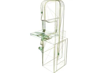Wood Band Saw 20 in. 3D Model preview