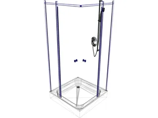 Shower 3D Model preview