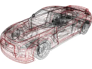 Nissan GT-R (2008) 3D Model preview