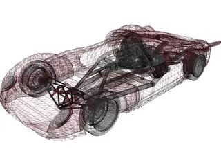 Ferrari Concept 3D Model preview