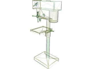 Rockwell Drill Press 3D Model preview