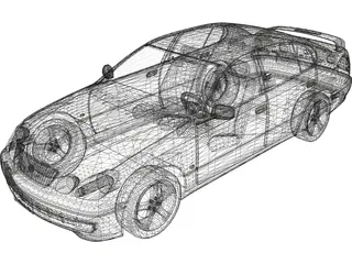 Lexus GS300 3D Model preview