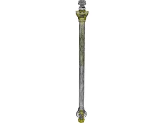 Driveshaft 3D Model preview