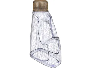 Detergent Bottle 3D Model preview