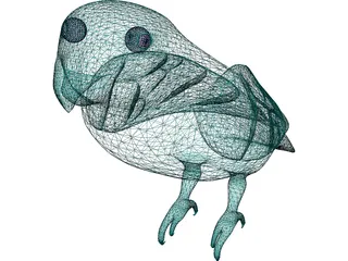 Parakeet 3D Model preview
