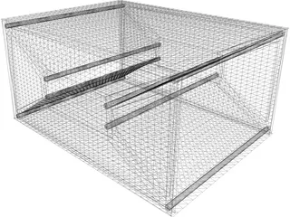 Crayfish Trap 3D Model preview