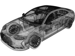 Citroen DS9 (2021) 3D Model preview