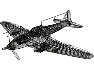 IL-2M Avenger 3D Model preview