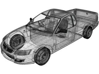 Holden Ute VZ (2004) 3D Model preview