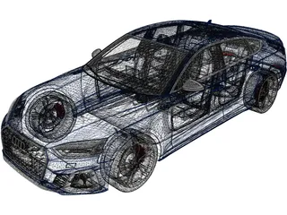 Audi S5 Sportback (2021) 3D Model preview
