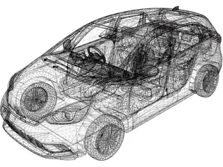 Honda Jazz (2021) 3D Model preview