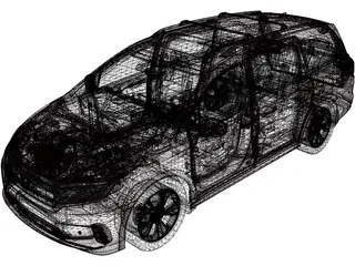 Honda Odyssey (2021) 3D Model preview