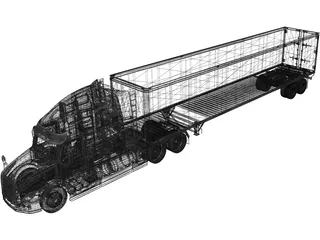Volvo VNL 860 (2018) 3D Model preview