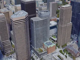 Seattle City, USA (2021) 3D Model preview