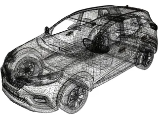 Renault Kadjar 3D Model preview