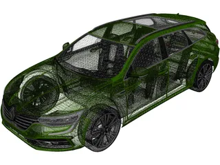 Renault Talisman Estate (2015) 3D Model preview